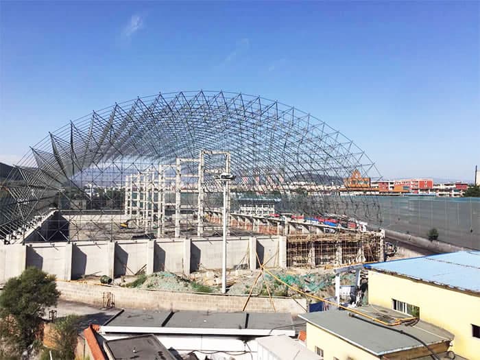 沙河煤矿储煤棚网架工程