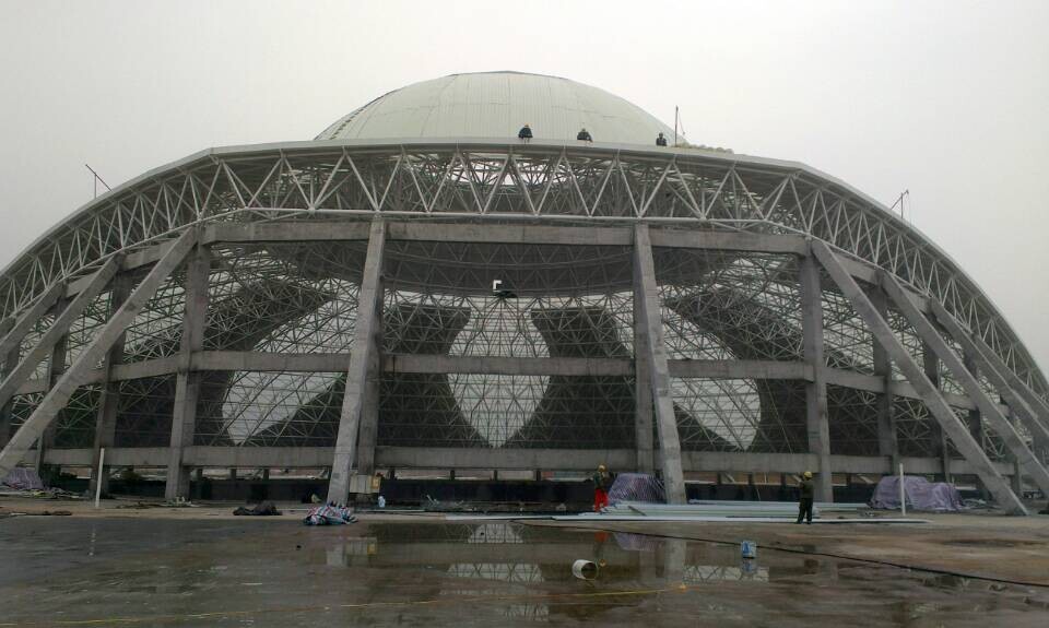 沙河温泉馆网架工程